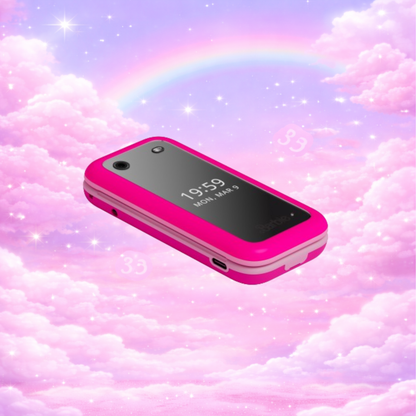 PinkCell™ - Barbie Flip Phone